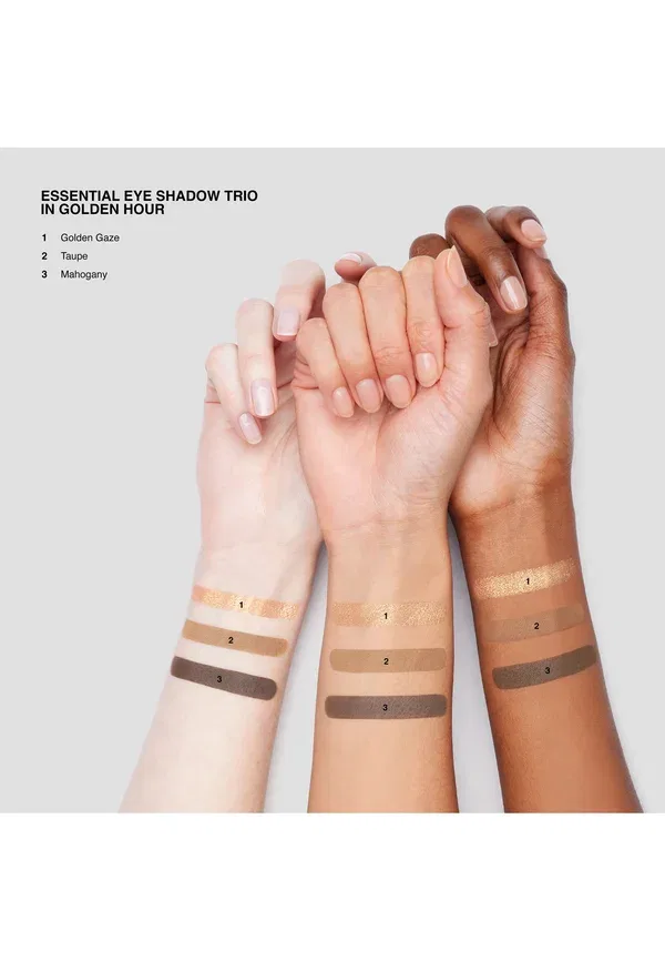 Незаменимое трио теней для век - палетка теней 4.4 г Bobbi Brown, цвет golden hour — фото 3