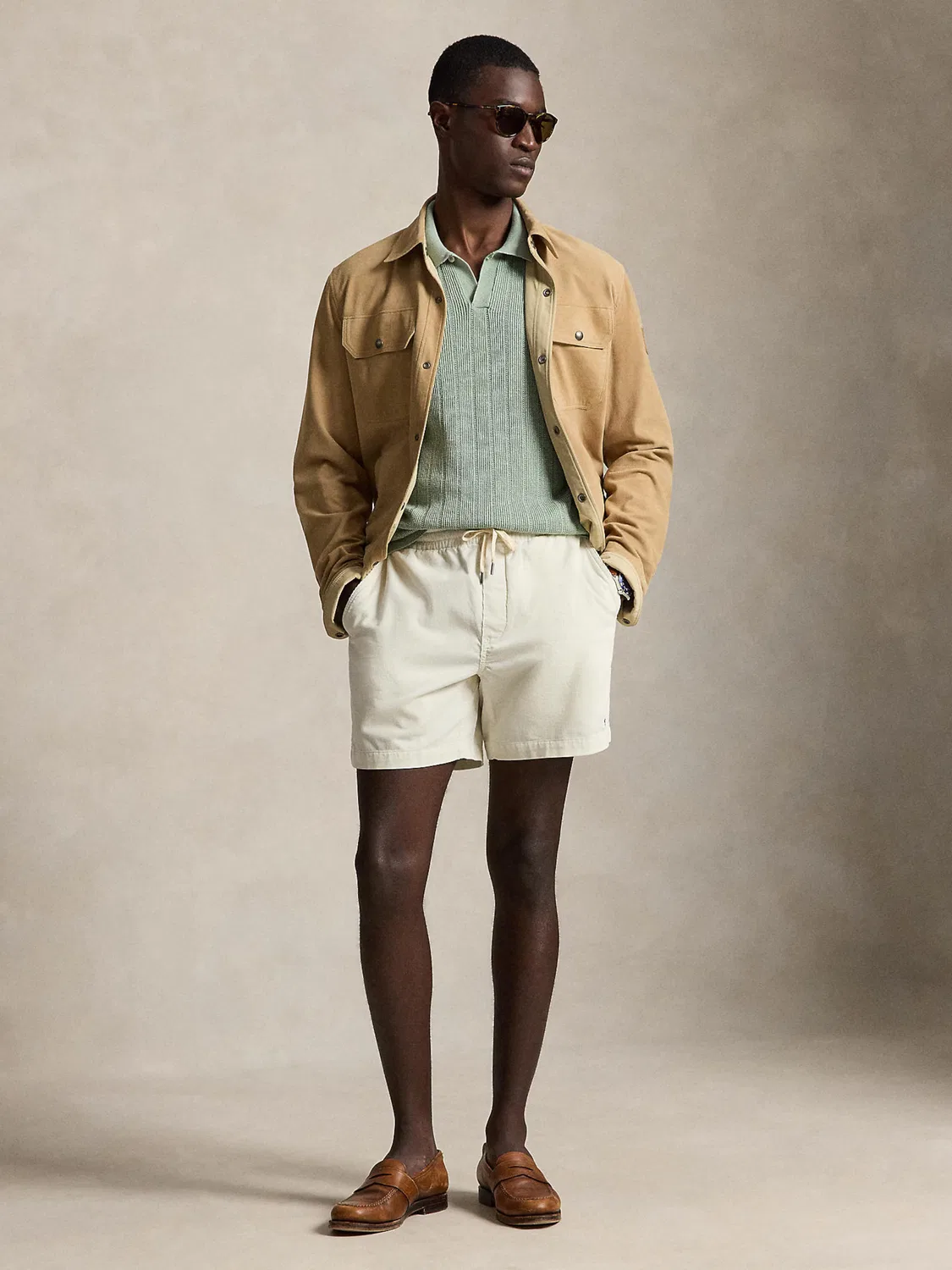 Шорты Polo Ralph Lauren Regular белого цвета — фото 4