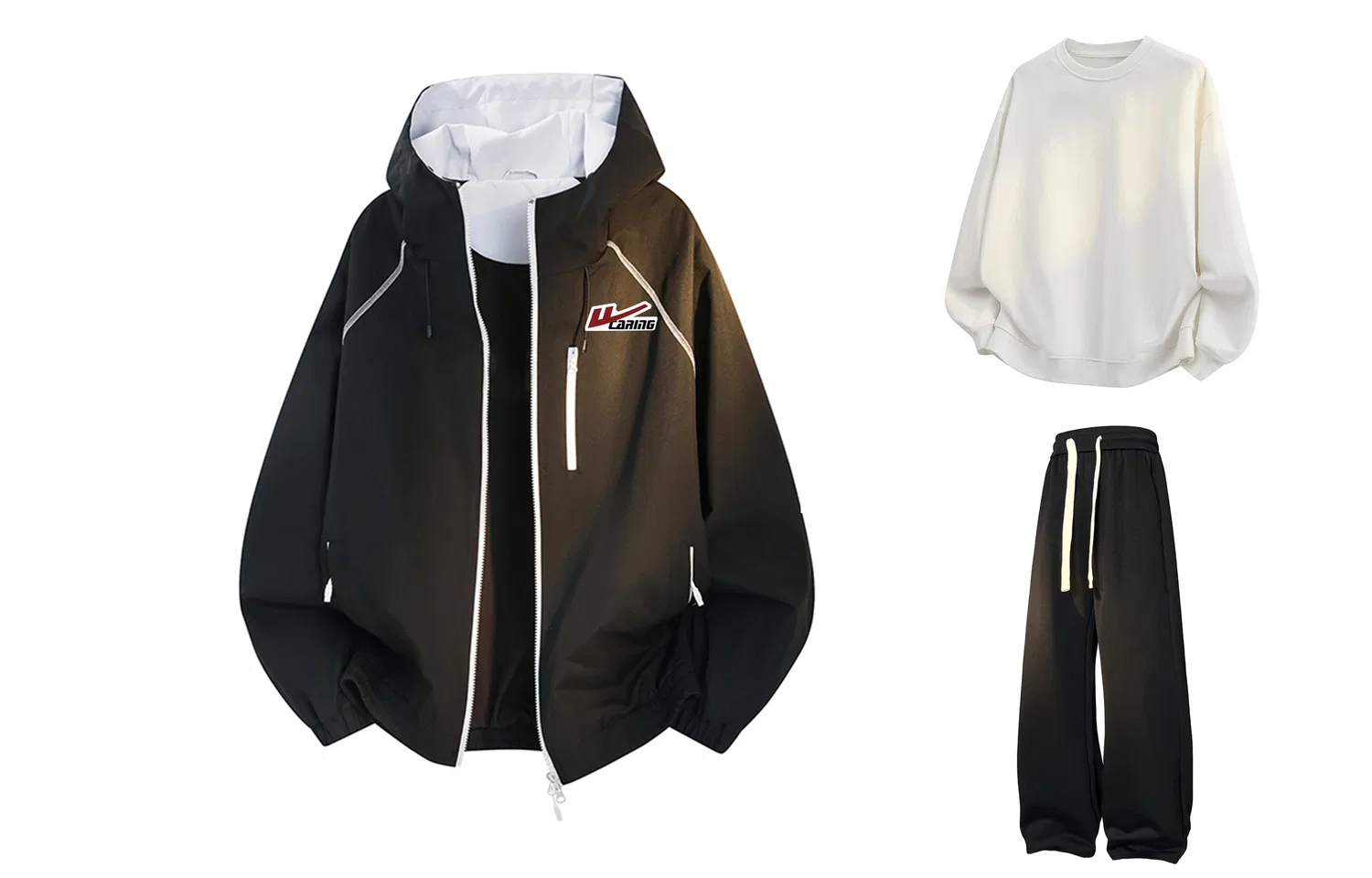Детский комплект куртка и брюки с принтом, Windbreaker Jacket Clothing Sets, WARRIOR