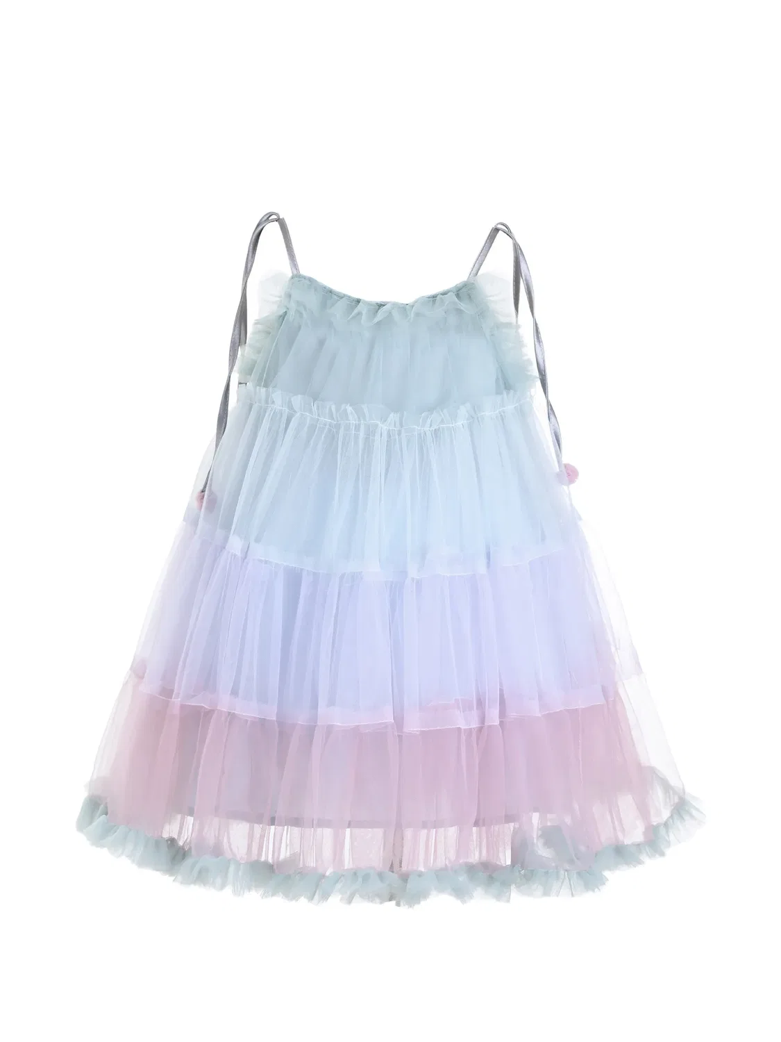 Платье Virelle из тюля с эффектом градиента Mimi Tutu, синий