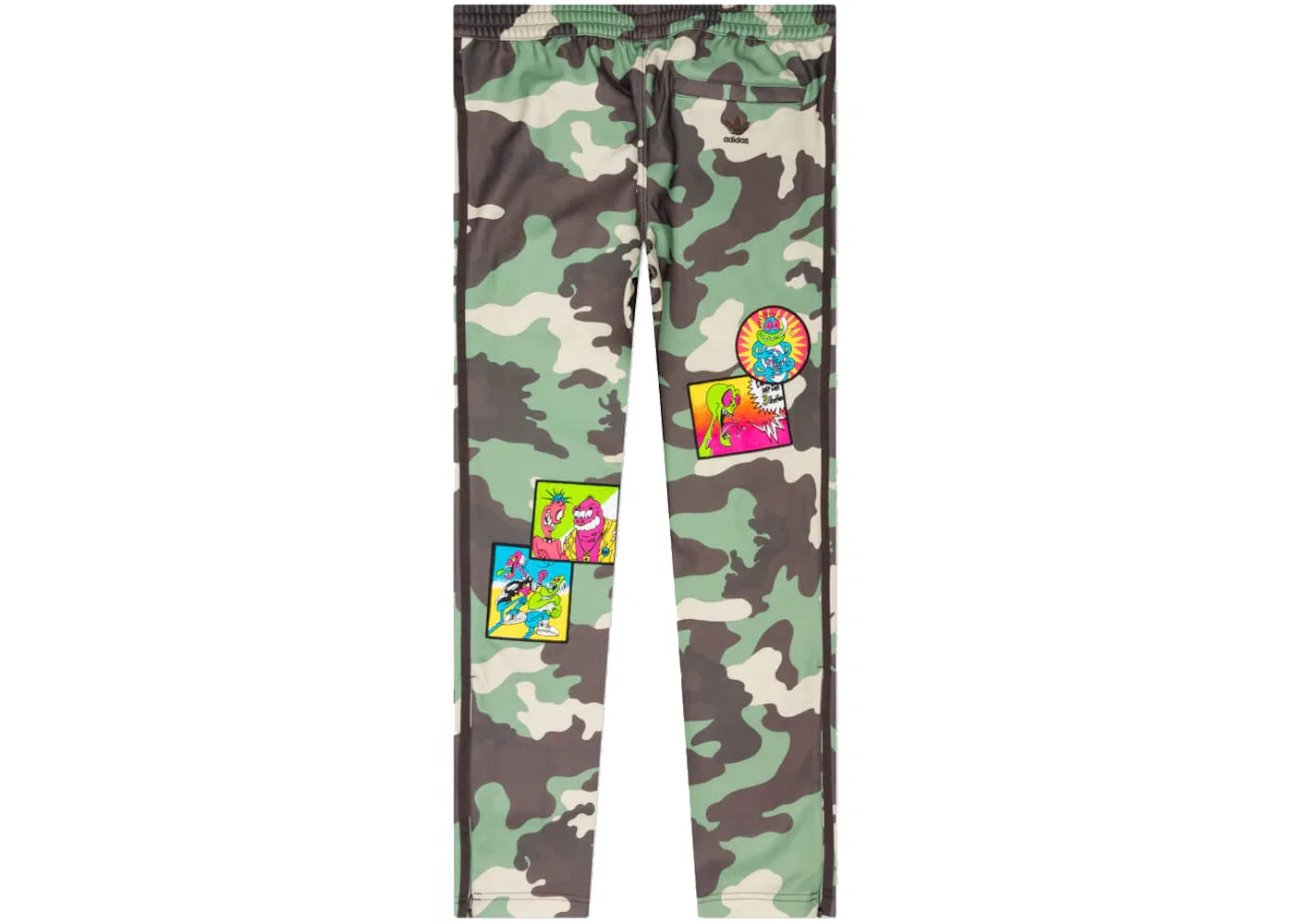 Мужские спортивные штаны с камуфляжным принтом Adidas, Camo