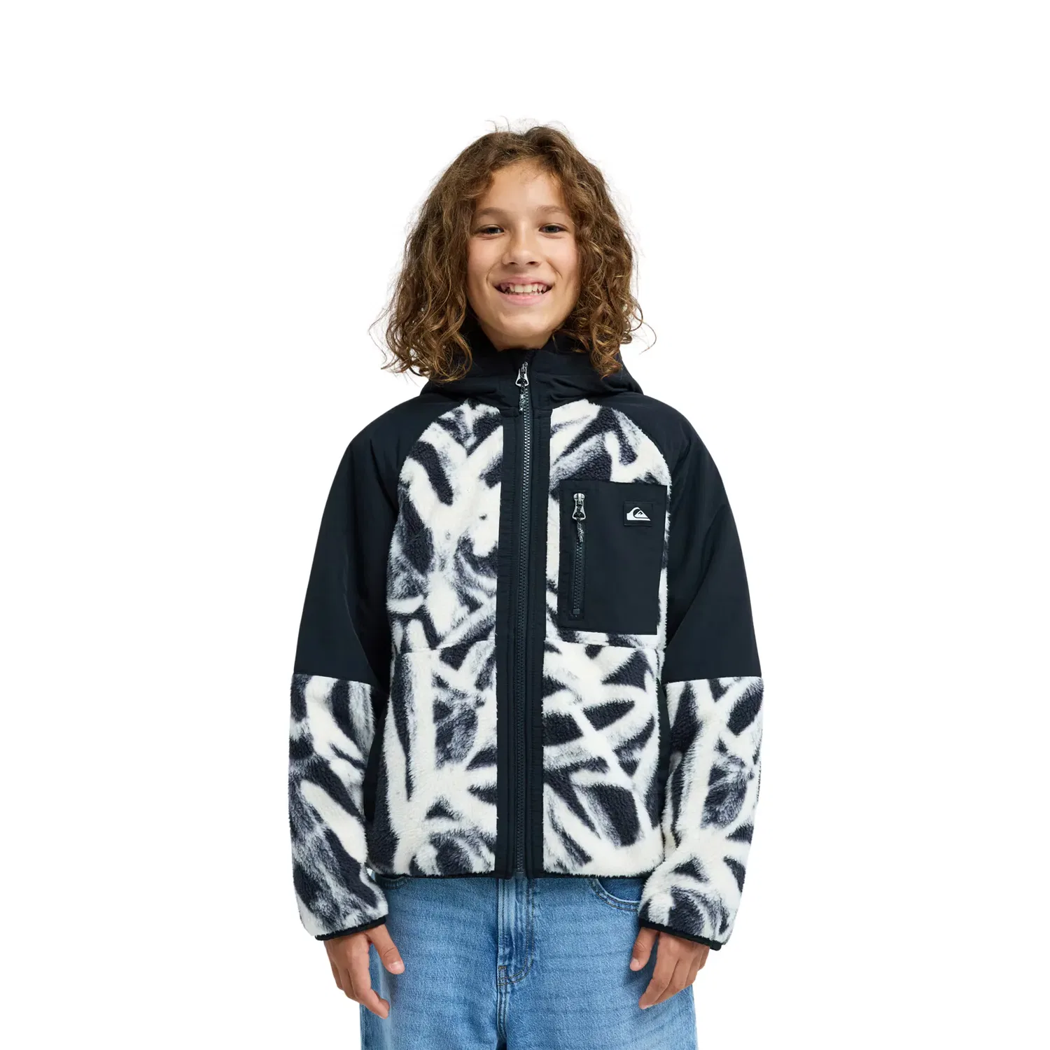Детская худи на молнии Hawkwings Quiksilver, Blanco