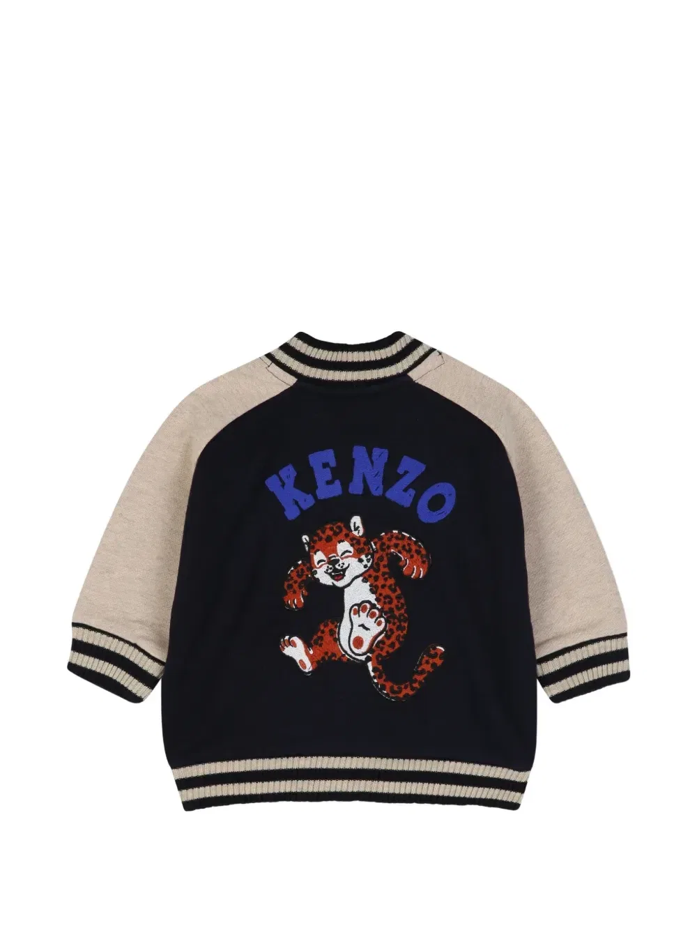 Комплект с вышитым логотипом Kenzo Kids, синий — фото 4