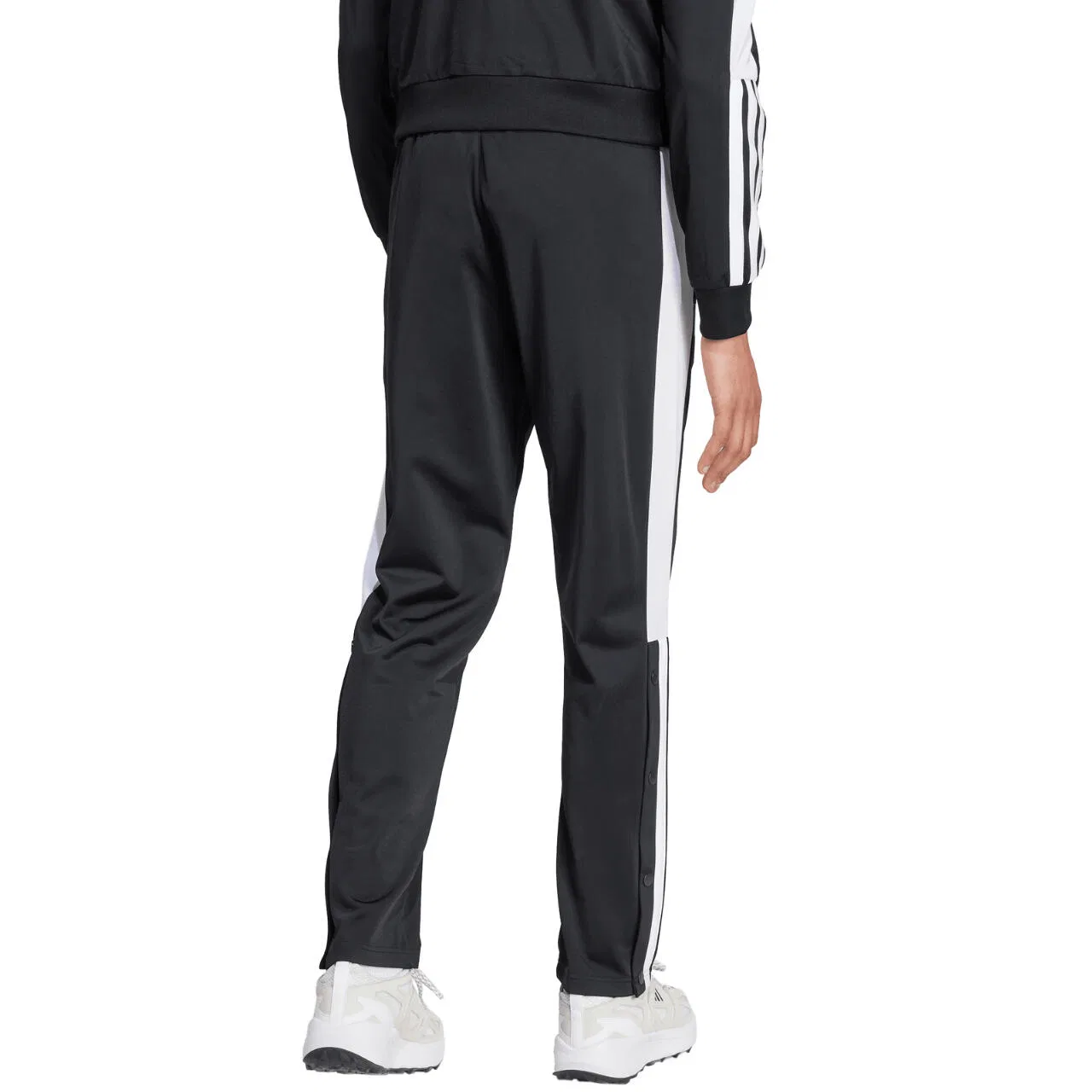 Мужские штаны с быстросохнущей тканью Snap Track Adidas, Schwarz — фото 3