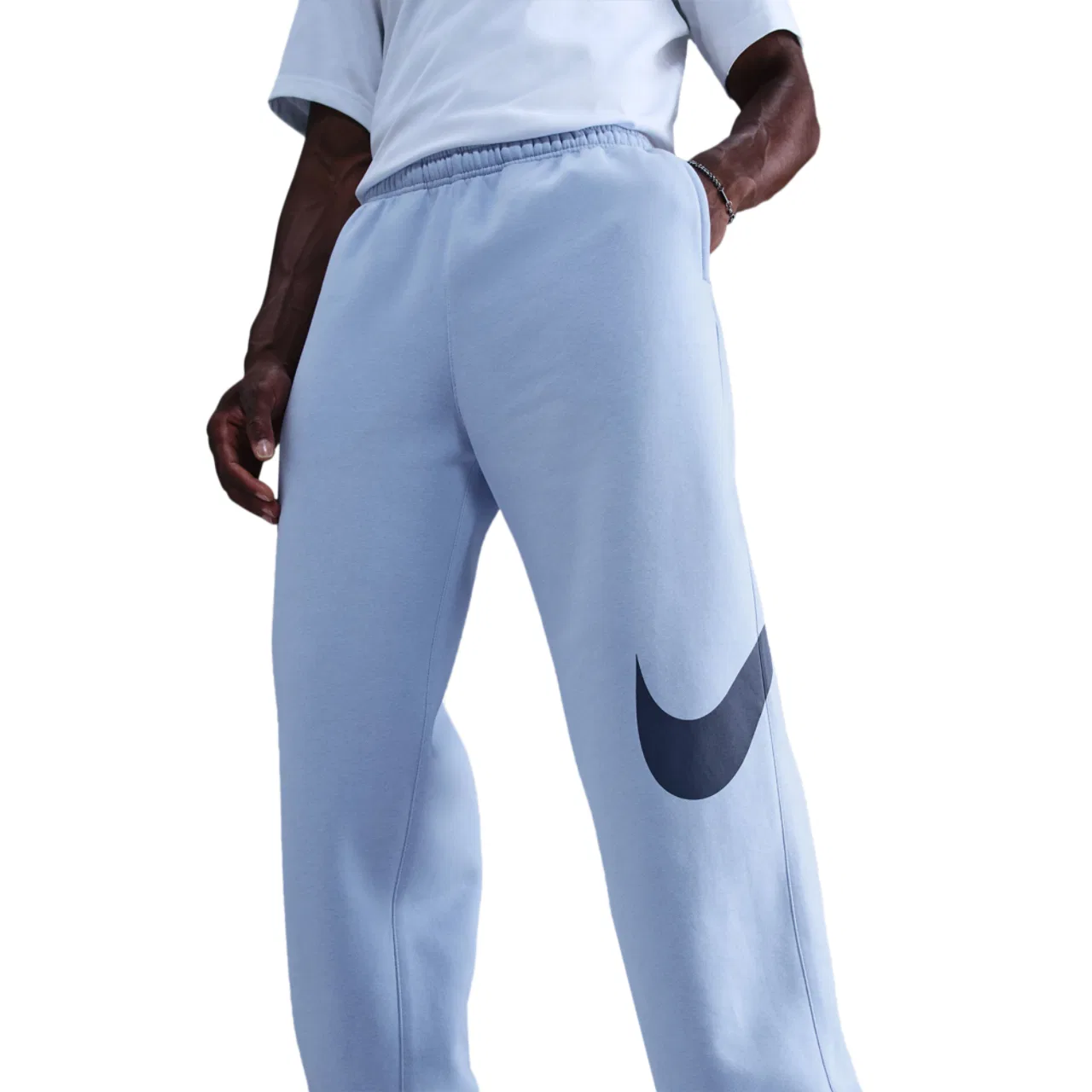 Мужские спортивные брюки Club BB Bungee Nike, цвет Navy/Carolina