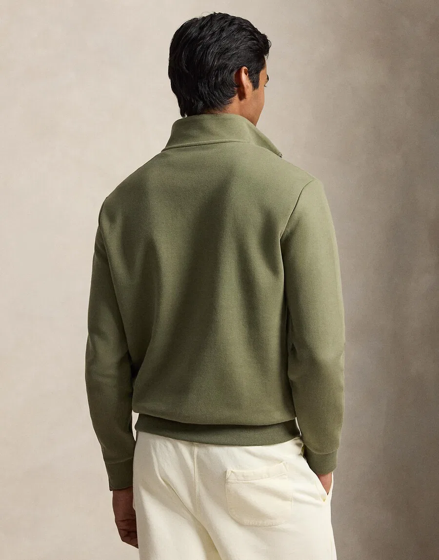 Толстовка Polo Ralph Lauren оливкового цвета — фото 3