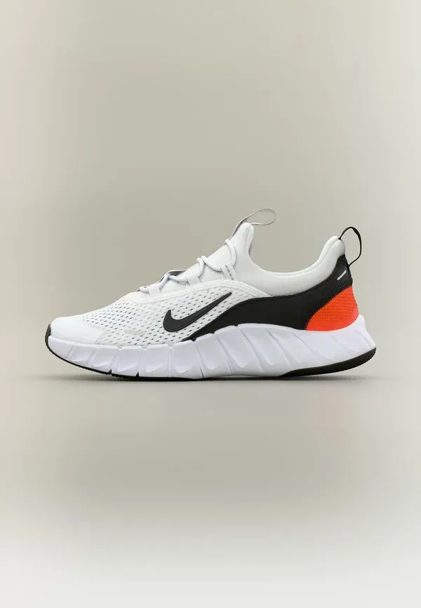 Кроссовки с дышащей сеткой Free Ride Nike Performance, White/Black/Safety Orange, белый/черный/оранжевый