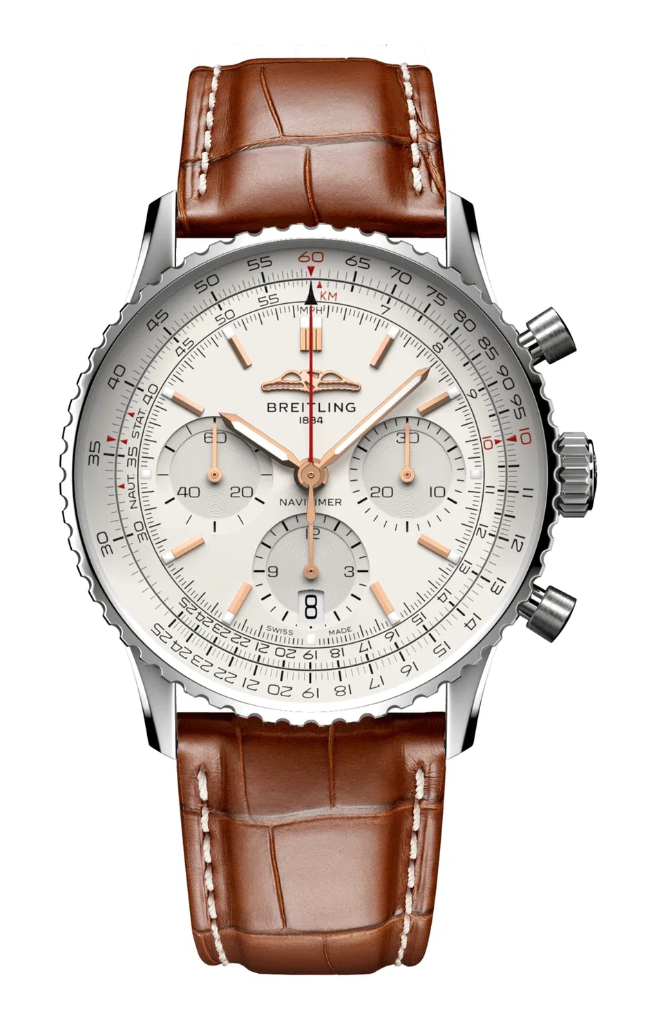 NAVITIMER B01 ХРОНОГРАФ 41 - AB0139211G1P1 BREITLING, желтый