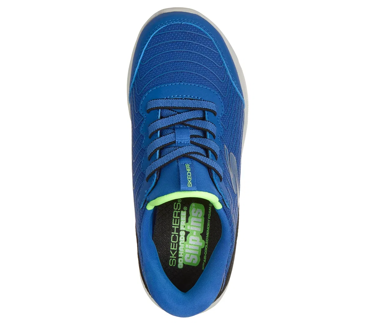 Детские слипоны Microspec Max Advance - Motion Edge Skechers, синий/черный — фото 2