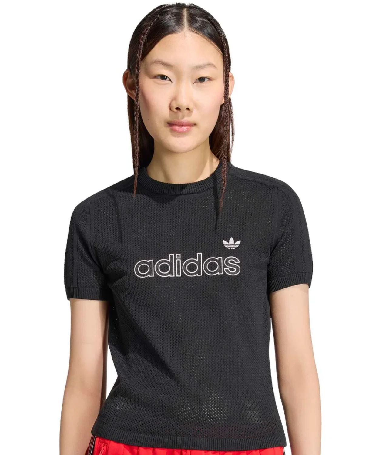 Женская футболка с коротким рукавом Adidas MESH CALI TEE, Black