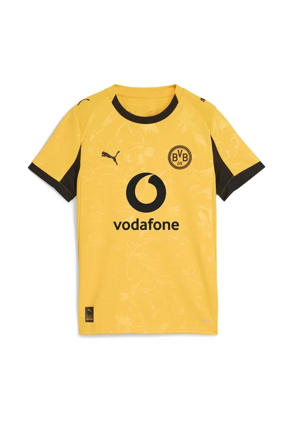 Футболка с принтом Borussia Dortmund Cup, Puma, Yellow Sizzle Black, черный/желтый — фото 4
