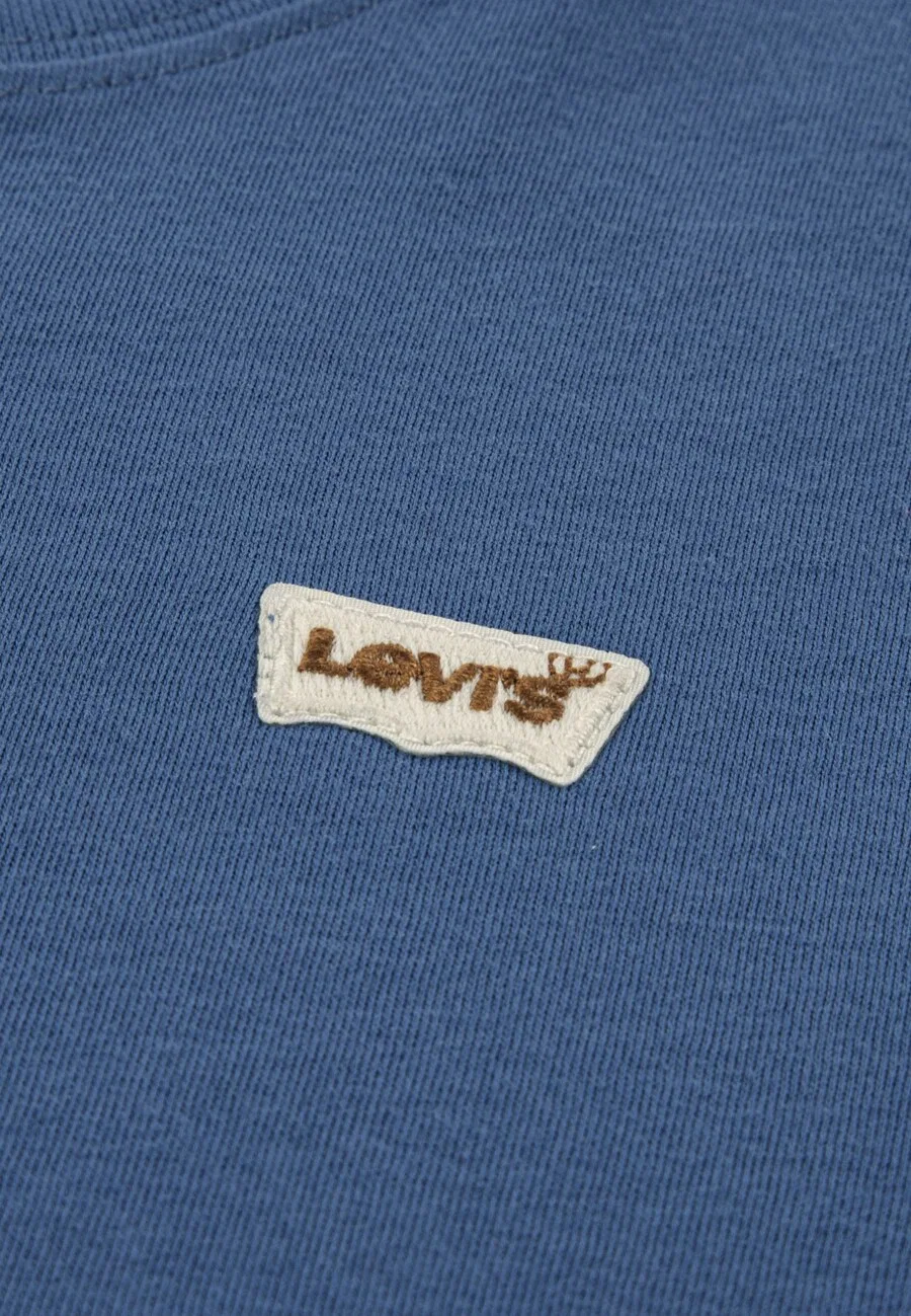 Детская футболка Levi's Kids цвета сапфир — фото 3