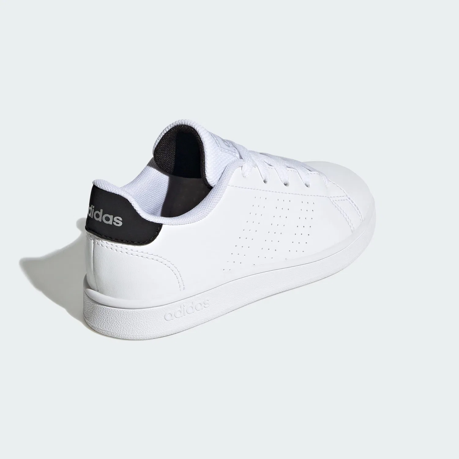 Детские кроссовки с закрытым носком Advantage K Adidas, Ftwr White Core Black Silver Met — фото 4