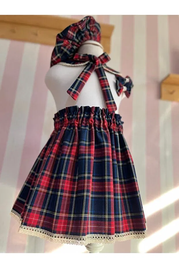 Детский комплект для девочек с принтом Classic Eylülce Butik, Navy Blue — фото 2