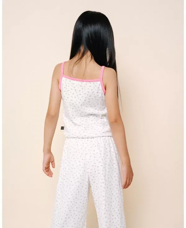 Детские брюки для девочек хлопковые Olivia Flower Petite Hailey, розовый — фото 3