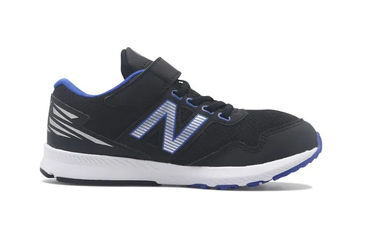 Детские беговые кроссовки с амортизацией New Balance NB Hanzo V K1, Black Blue — фото 4