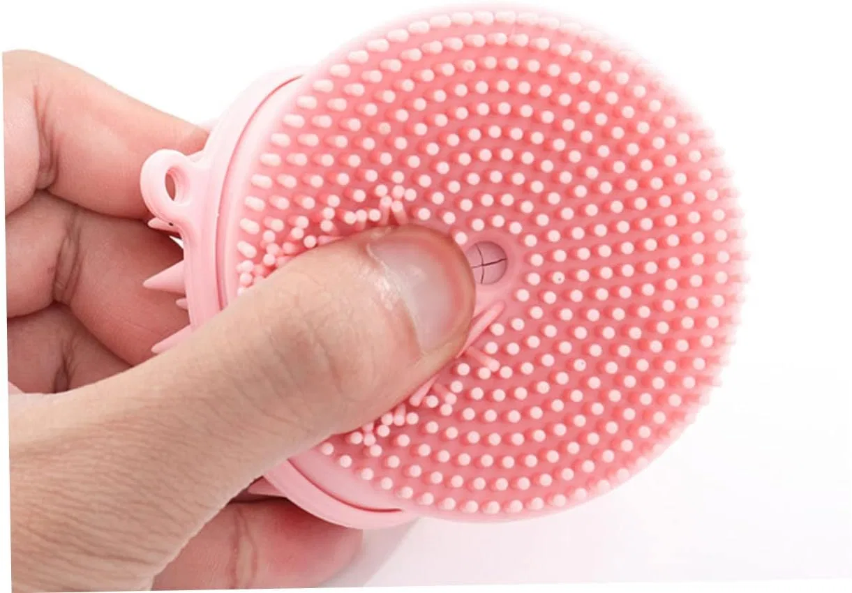 Двусторонняя силиконовая щетка для лица, Amosfun, 3 шт, 8.6x7 см — фото 3
