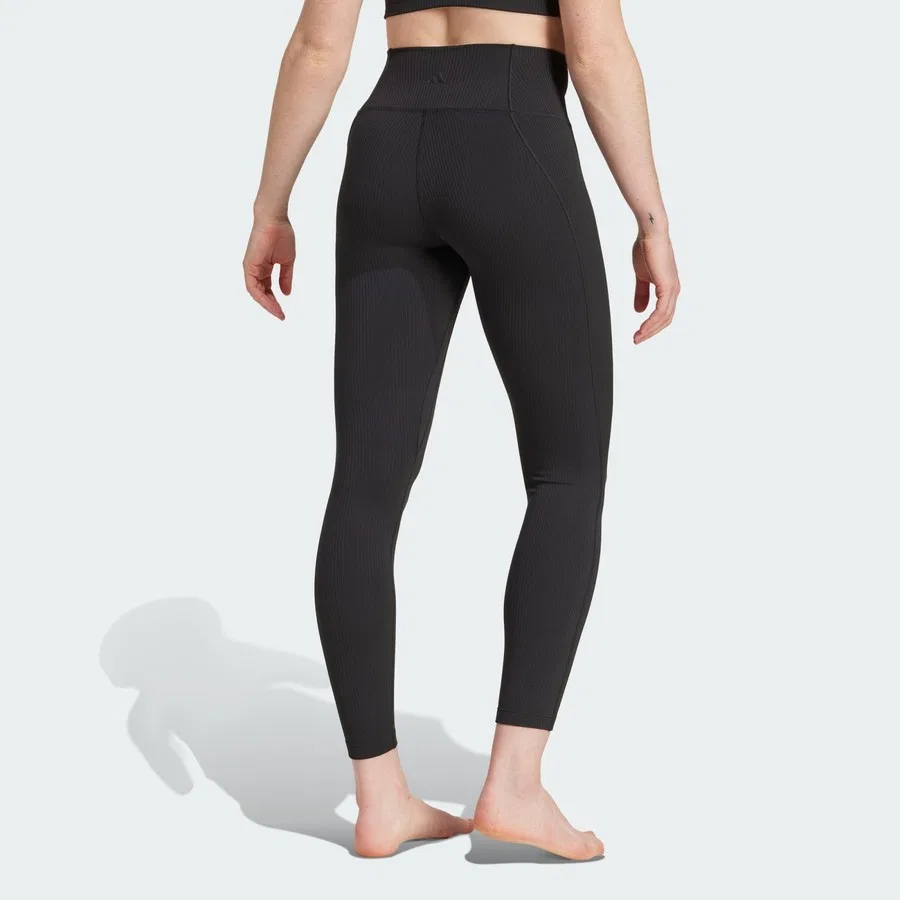 Леггинсы с 7/8 длиной All Me Rib Adidas, Черный — фото 2