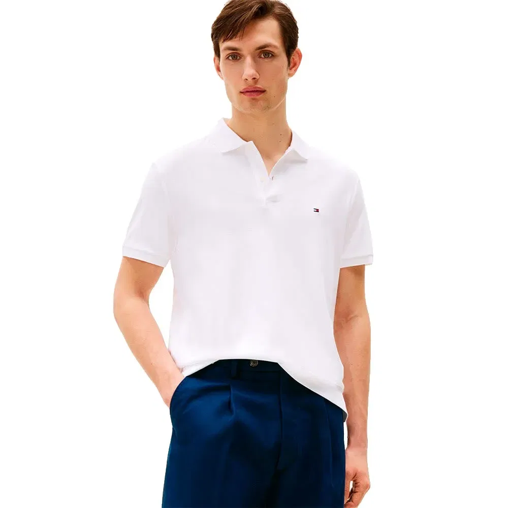 Поло с коротким рукавом Liquid Essential Reg Tommy Hilfiger, белый