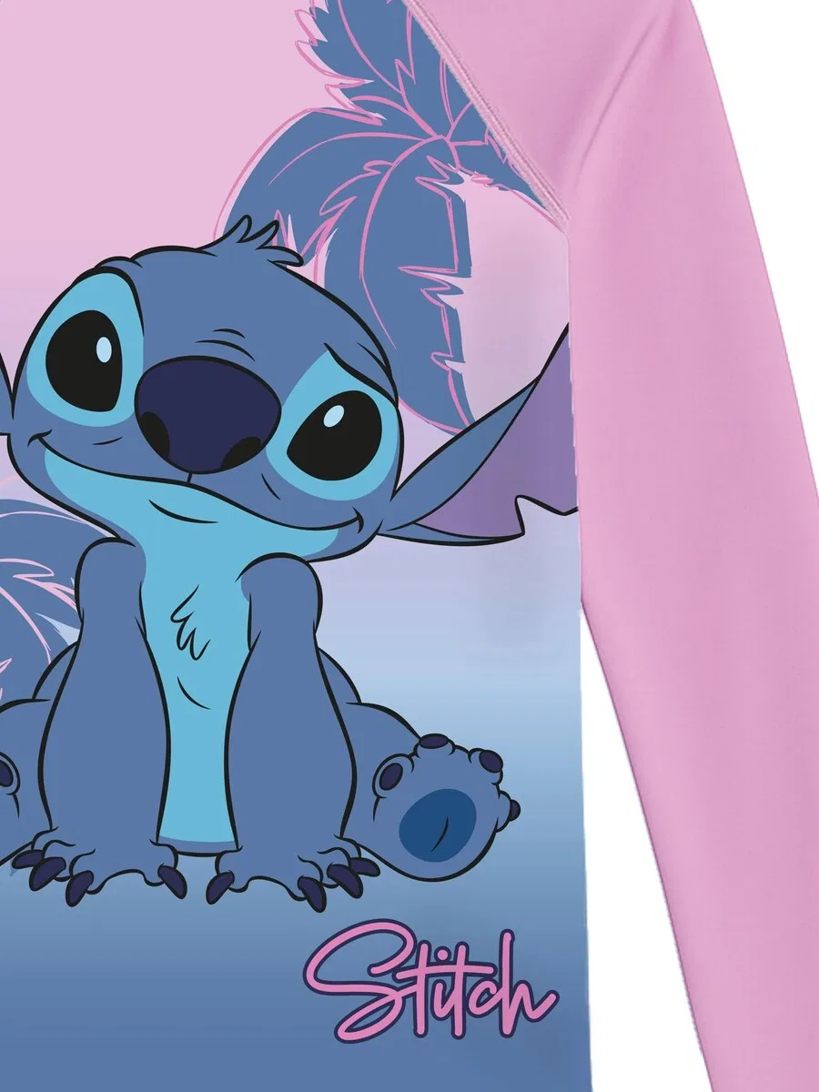 Спортивный купальник Disney Lilo & Stitch 'UV-Schutz 30' в розовом цвете — фото 3