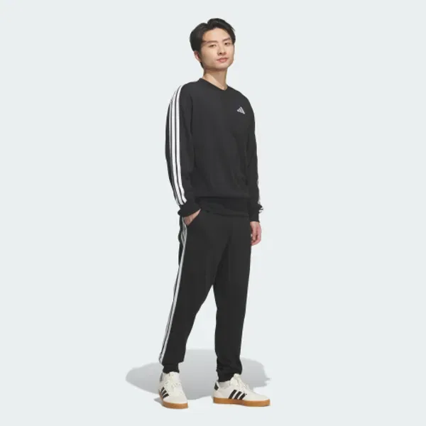 Свитшот свободного кроя с 3 полосками, Essential Plus, Adidas — фото 4