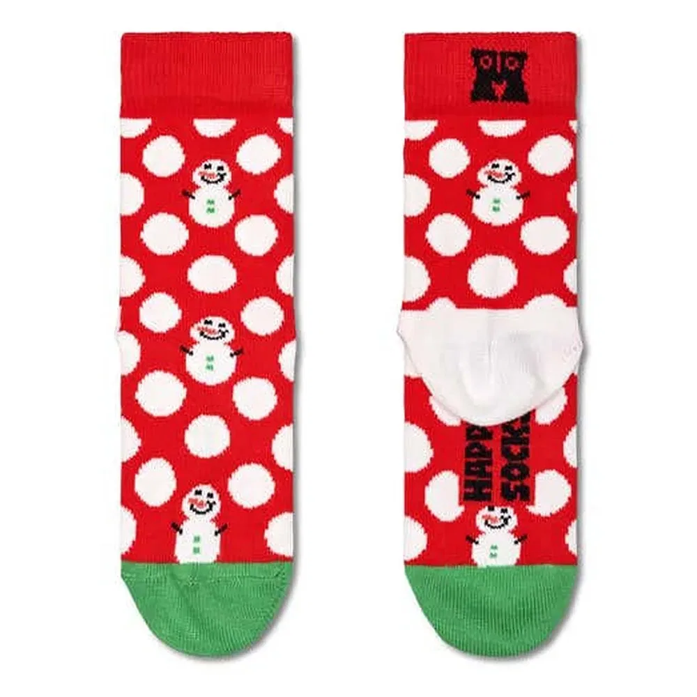 Носки Big dot snowman Happy Socks, красный