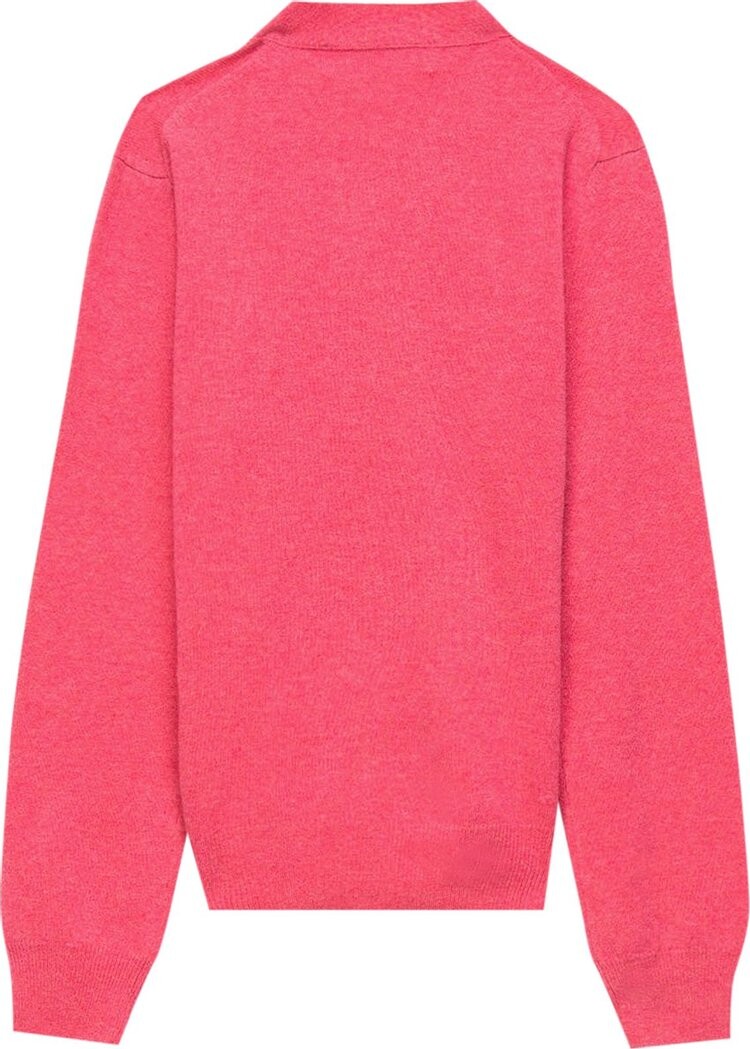 Кардиган Comme des Garçons PLAY V-Neck Cardigan 'Pink', розовый — фото 3