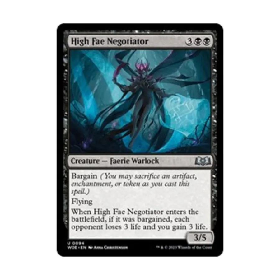 

CCG Переговорщик Высших Фэ (U), MTG - Wilds of Eldraine