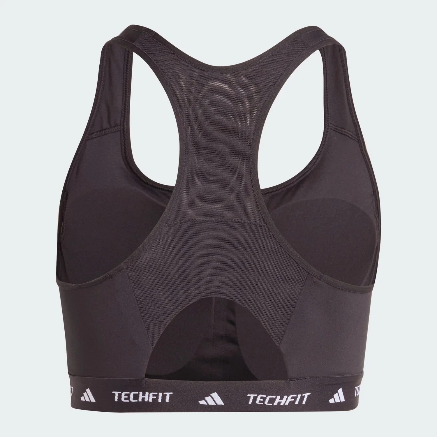 Женский спортивный бюстгальтер TECHFIT Adidas, Schwarz — фото 2