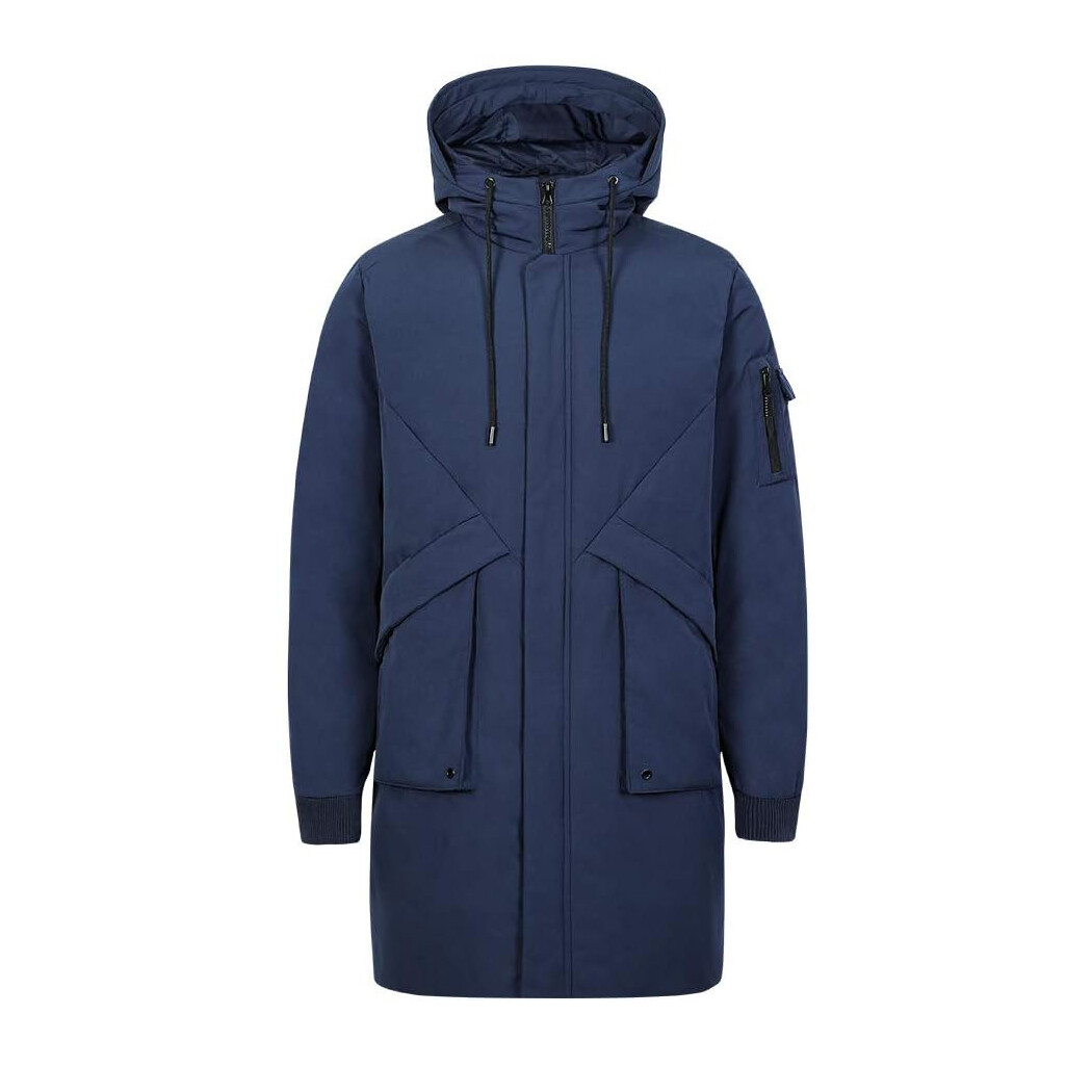 

Мужское зимние пальто Pioneer Camp Parkas Long Hooded Padded, темно-синий