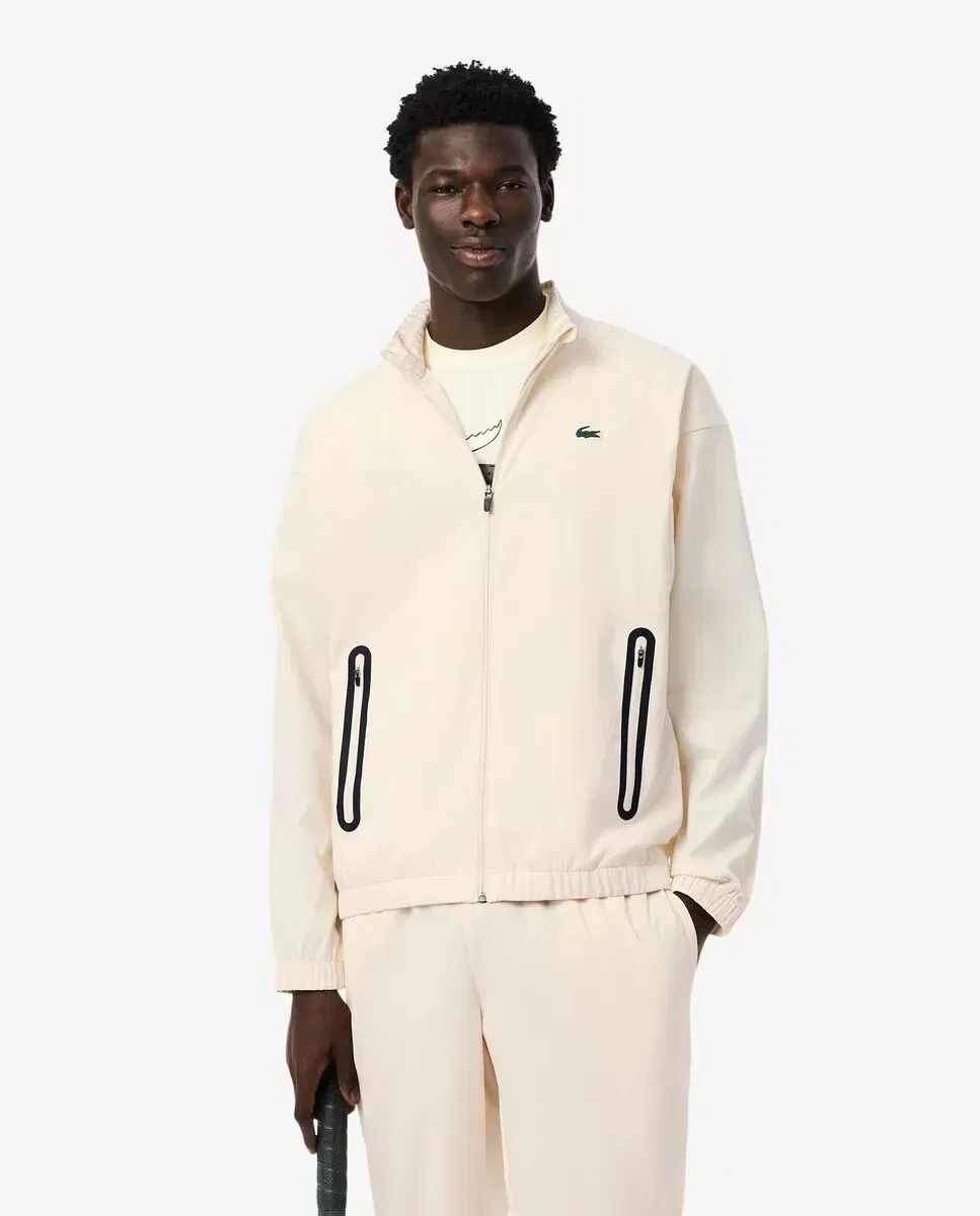 Мужской спортивный костюм из тафты Lacoste, Цвет Crema — фото 3