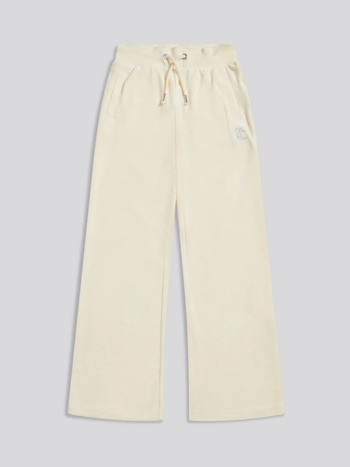 Джоггеры велюровые Juicy Couture, кремовые