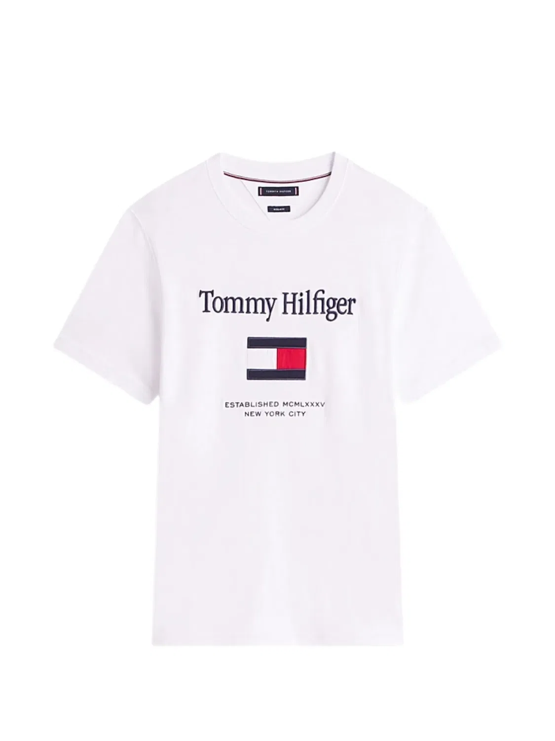 Футболка с вышивкой Tommy Hilfiger, белый