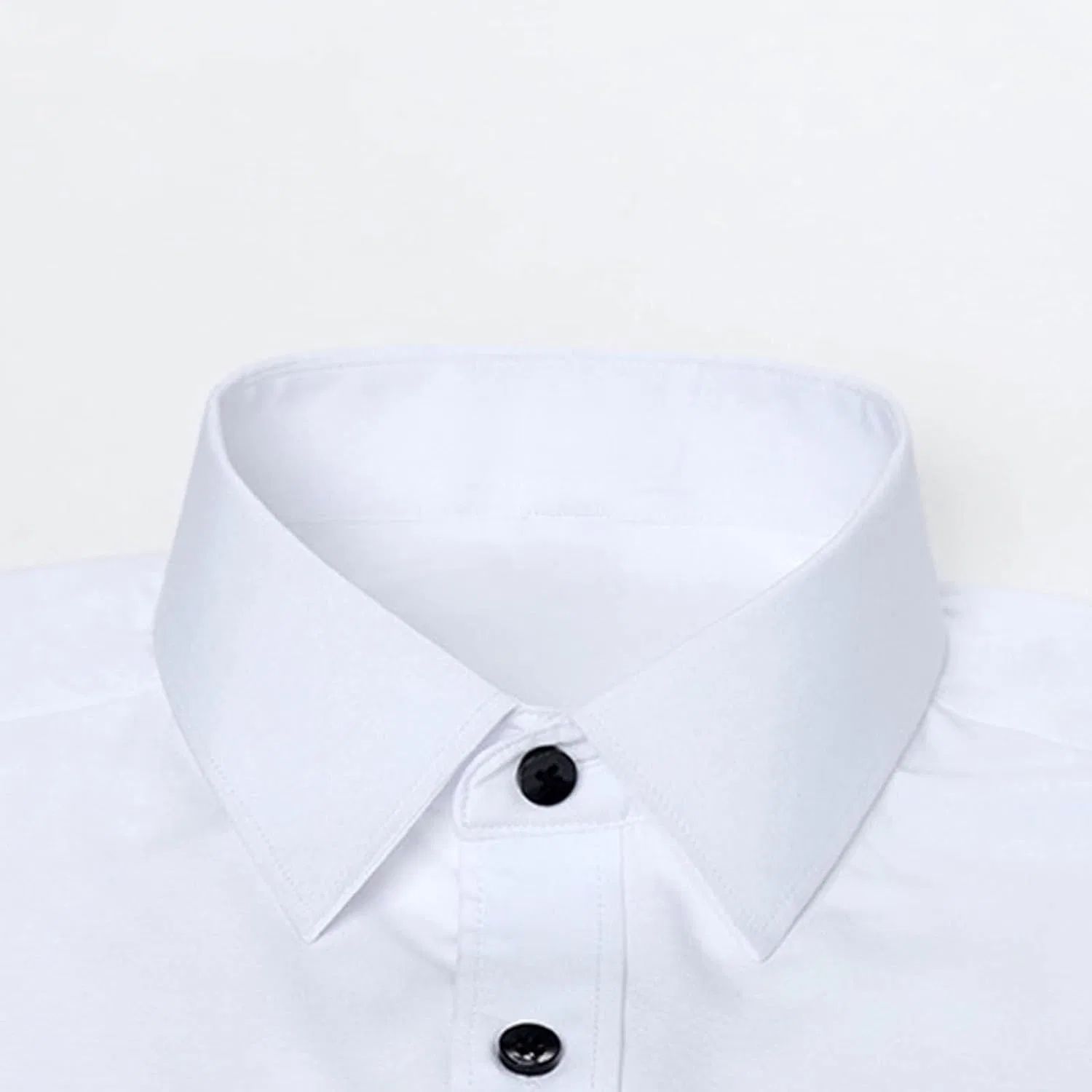Мужская рубашка с отложным воротником Dress Shirt Stretch, White — фото 4