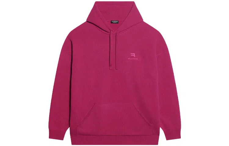 Мужской свитшот с капюшоном Balenciaga, Rose Red