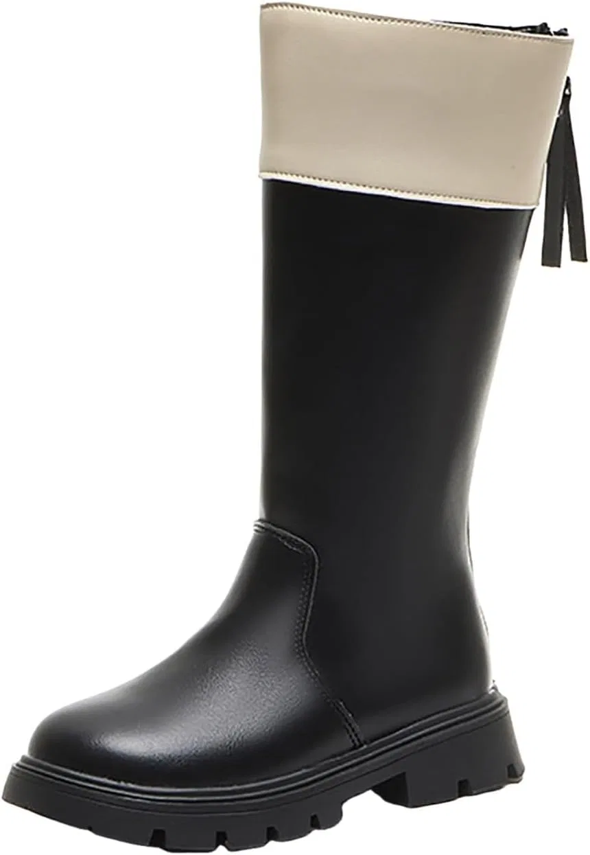Детские сапоги для девочек с принтом Western Riding Boots, Black