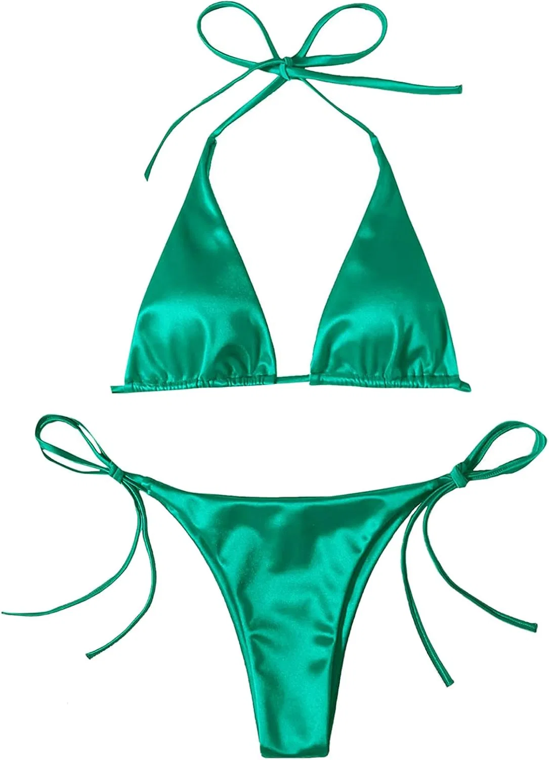 Женский бикини-комплект с push-up эффектом, Mint Green