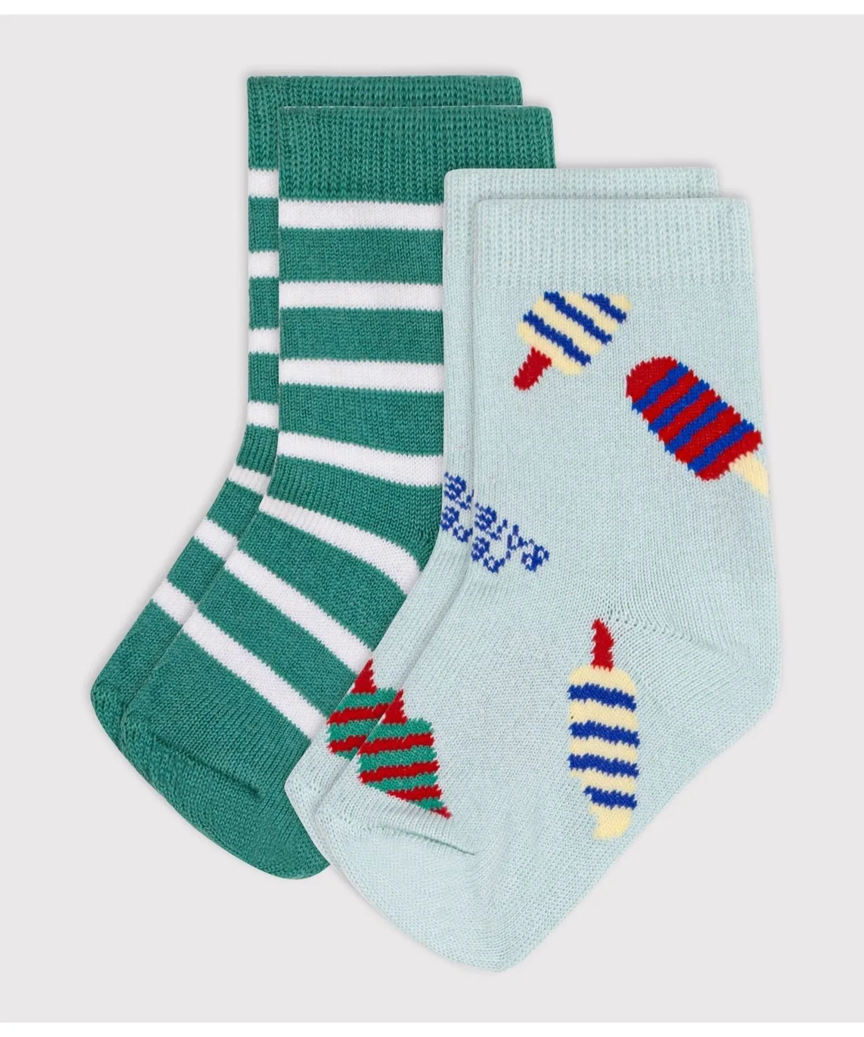 Детские носки с принтом, комплект из 2 пар PETIT BATEAU, Other 1