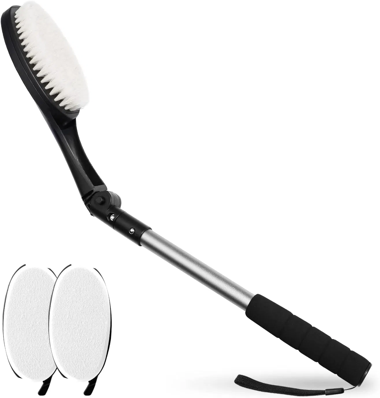 Щетка для душа Body Brush, EASACE, с длинной ручкой, регулируемой головкой, мягкая щетина