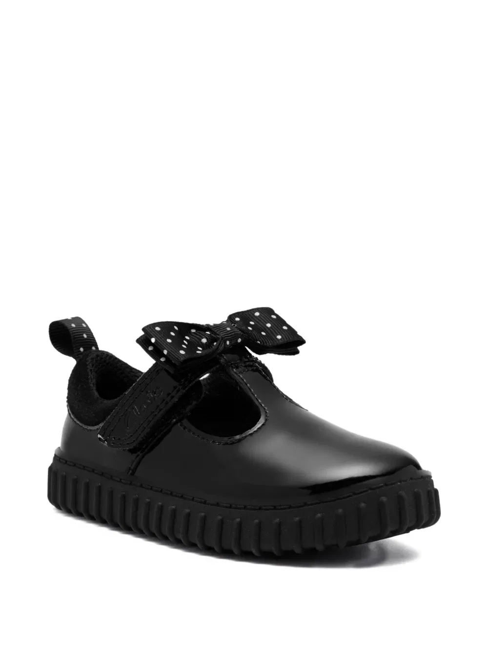 Балетки Cove bow Clarks Kids, черный