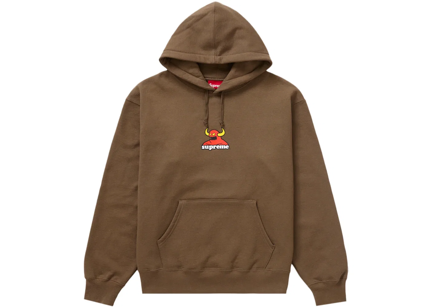 Мужской свитшот с капюшоном Supreme Toy Machine, Dusty Brown