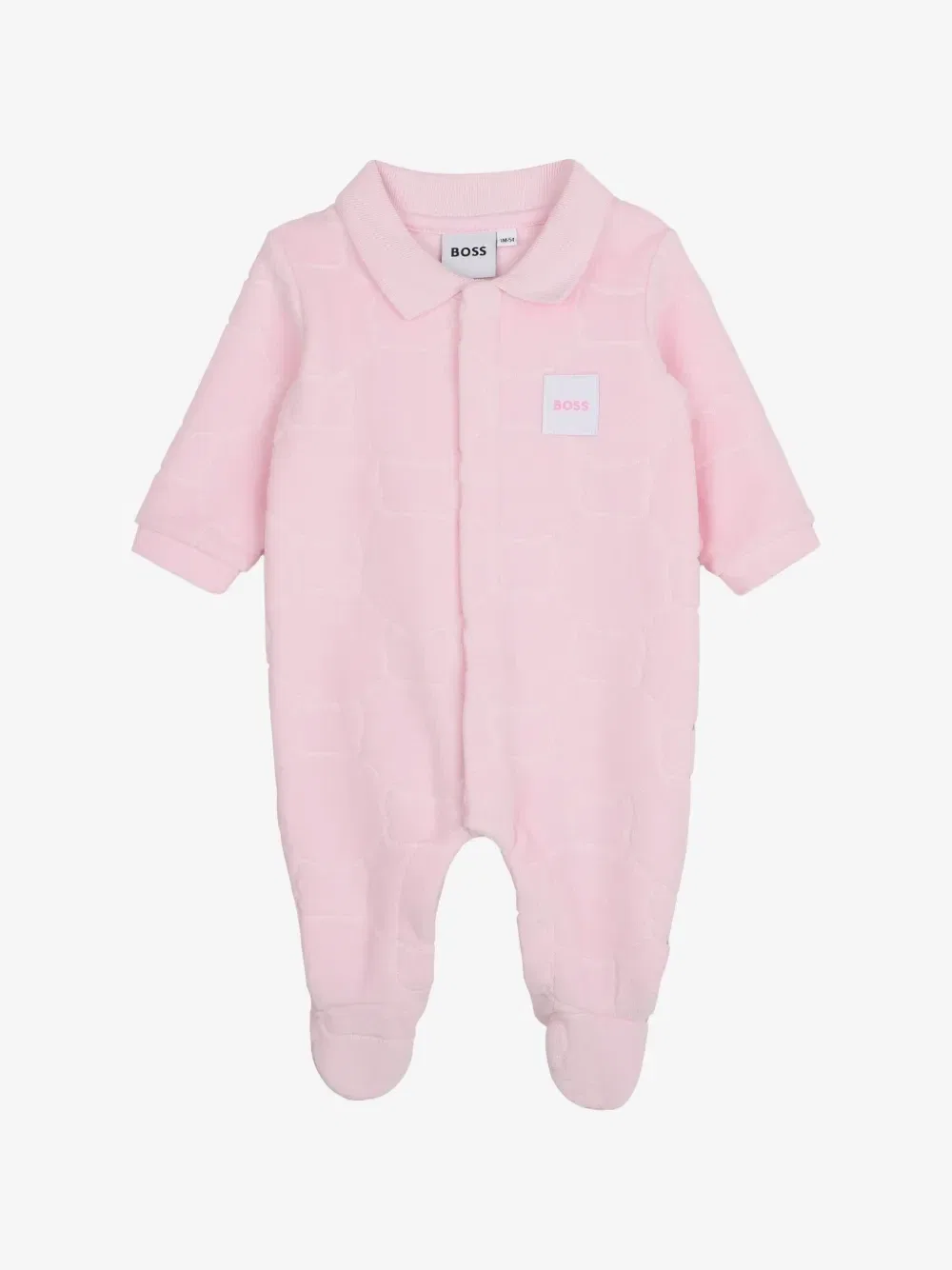 Комплект для новорожденного с нашивкой-логотипом Boss Kidswear, розовый — фото 3