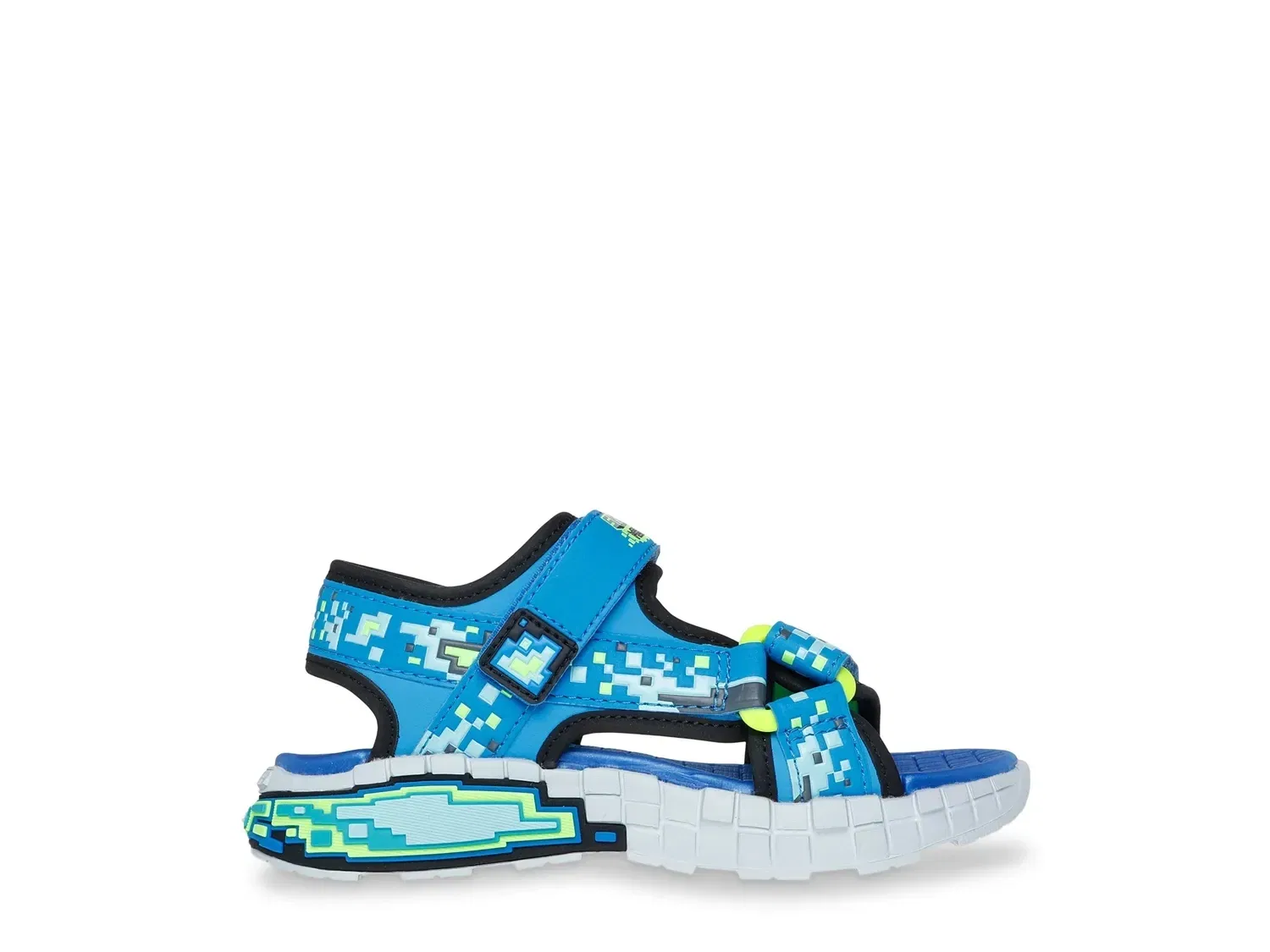 Сандалии Mega-Craft с адаптивной застежкой Skechers, синие — фото 3