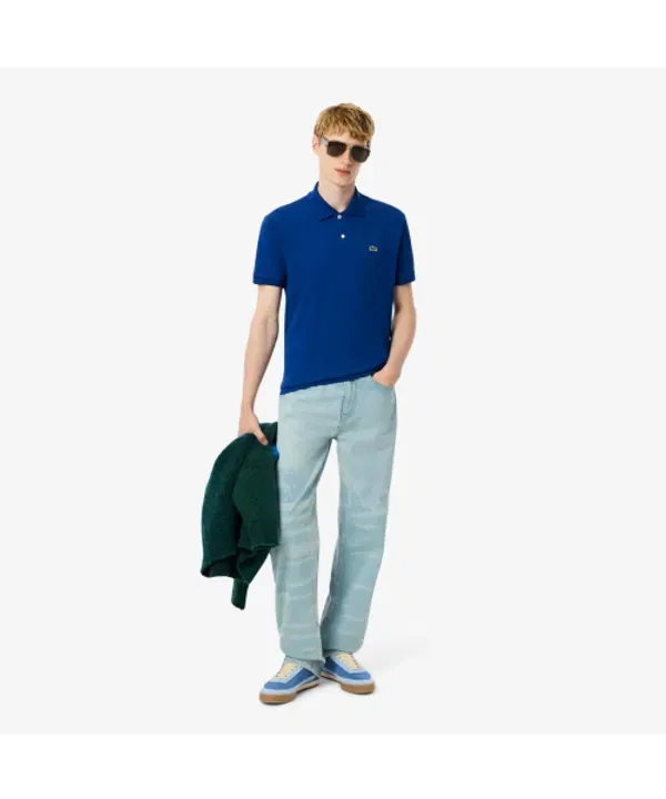 Джинсы с принтом, HH5939-55N, Lacoste, деним