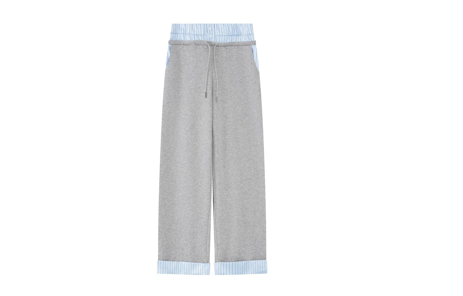 Детские брюки повседневные прямого кроя F426, Heather Gray