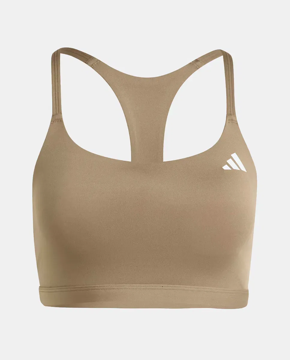 Женский топ для тренировок adidas, Beige — фото 3