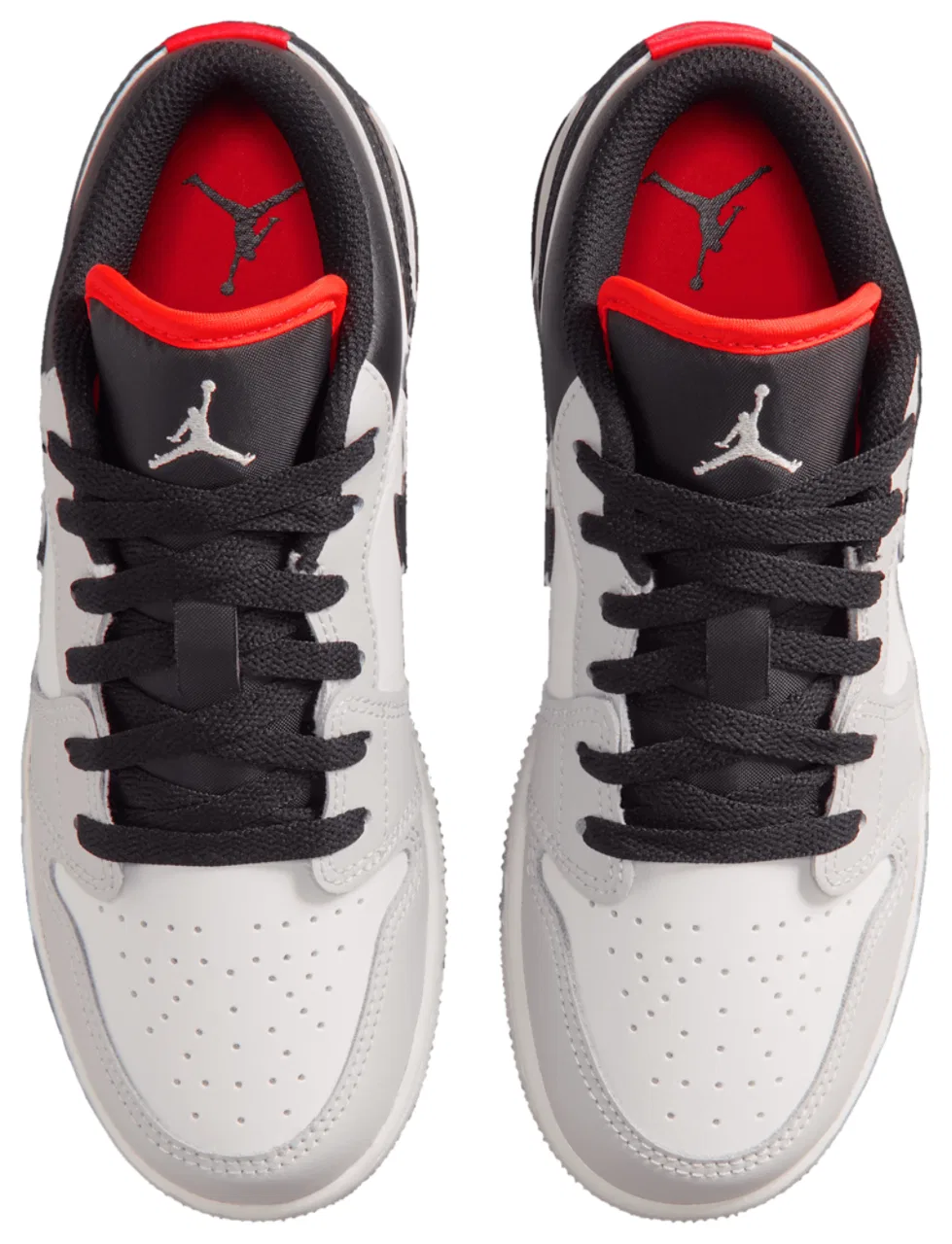 Кроссовки для мальчиков AJ 1 Low Jordan, цвет Black/Black/Summit White — фото 4