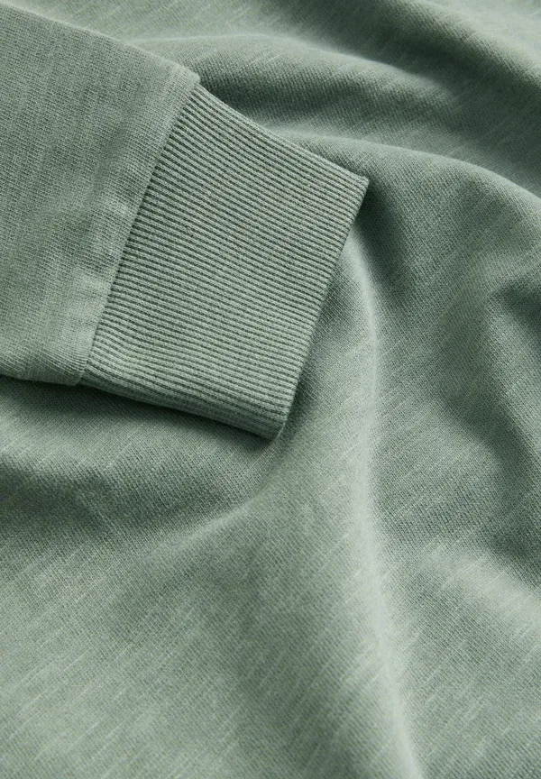 Футболка с длинным рукавом хлопковая Cosy Next, Dark Mineral Green, темно-синий/зеленый — фото 3