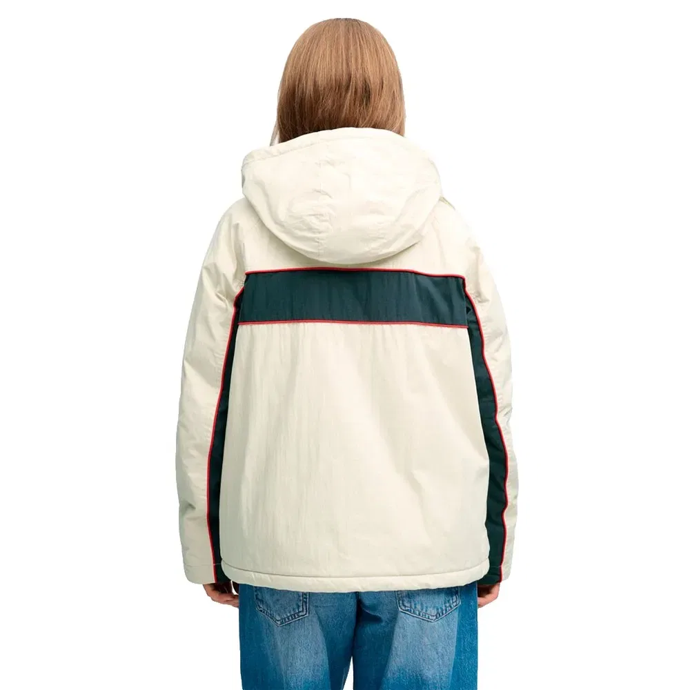 Женская ветровка с капюшоном Vintage Hooded Wind jacket Superdry, White — фото 2