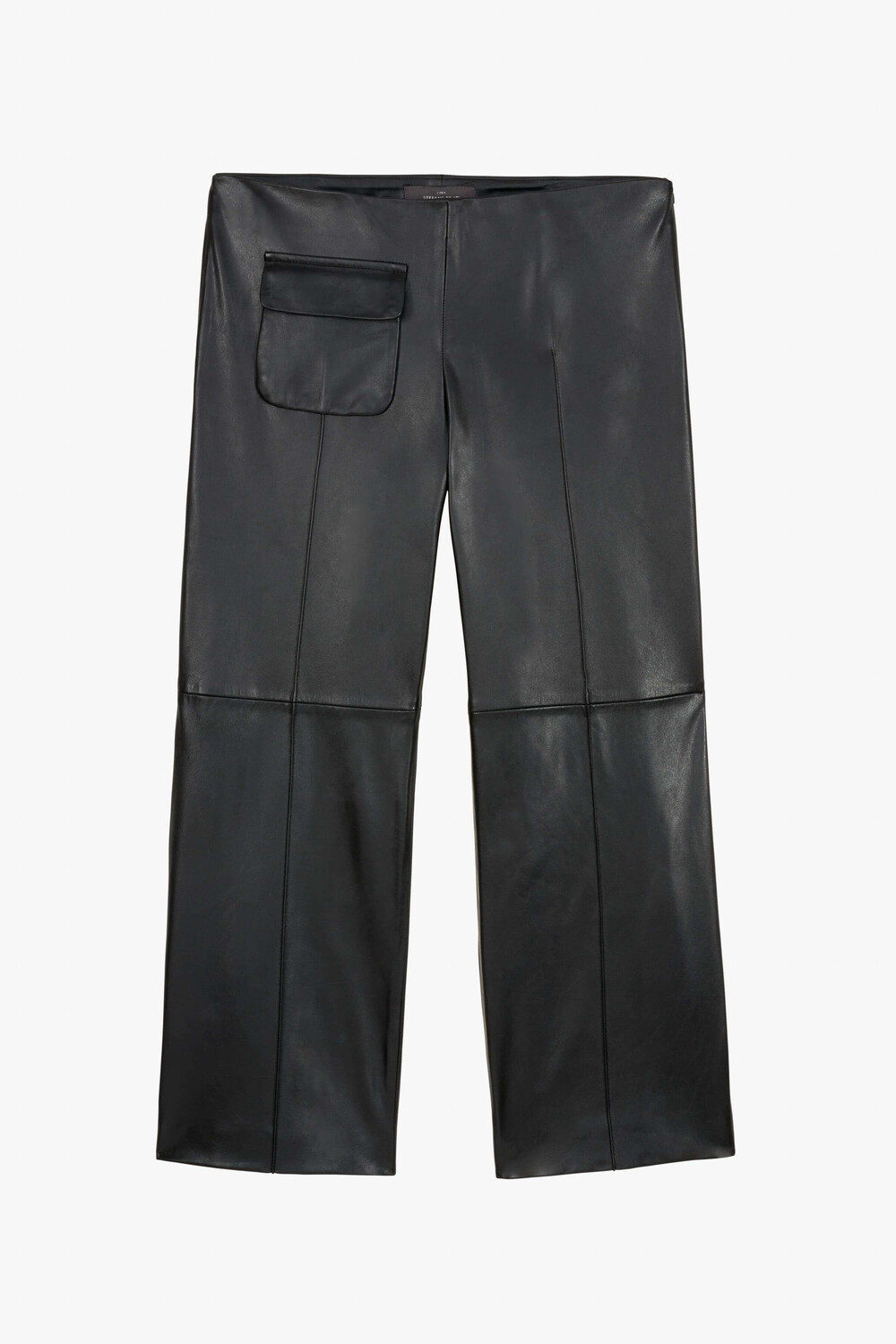 

Брюки Zara by Stefano Pilati Leather, черный